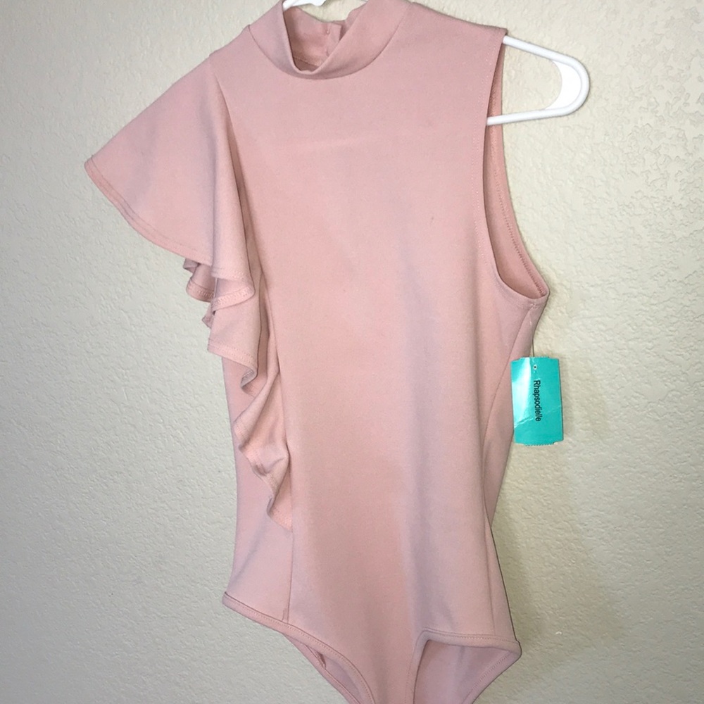 Cute pink body suit